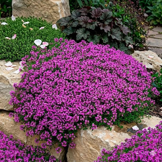 Creeping Thyme Seeds - Dense Ground Cover for Landscaping - 8,000+ Seeds - Outdoor Planting - Grown in The U.S.A