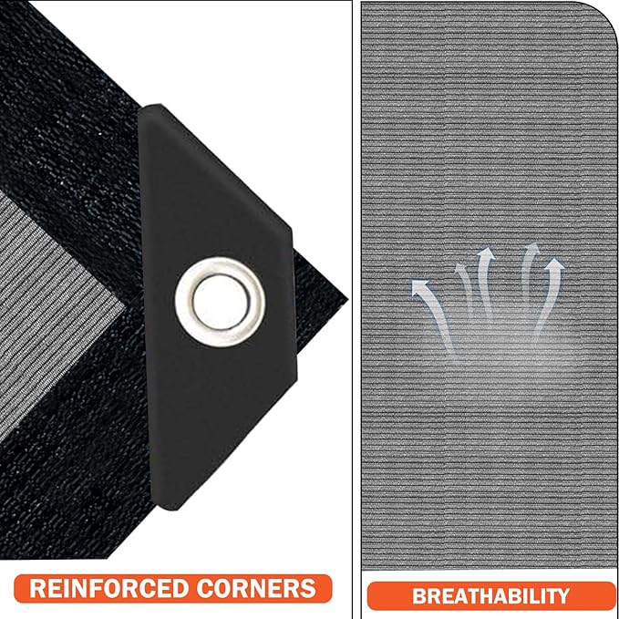 Sun Shade Cloth with Grommets,90% UV Protection Shade Fabric,Pergola Shade Cover Canopy Fence Privacy Screen Balcony,Sunshades for Patio Pergola Garden Backyard Porch Outdoor,Grey-3x6FT