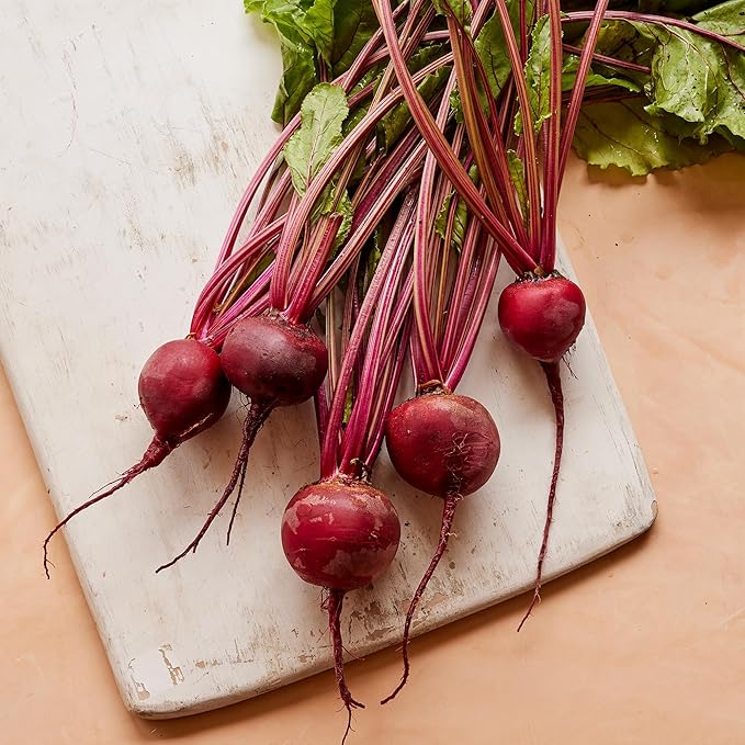 Burpee Organic Detroit Dark Red Beet Seeds - Dual-Purpose Root and Greens