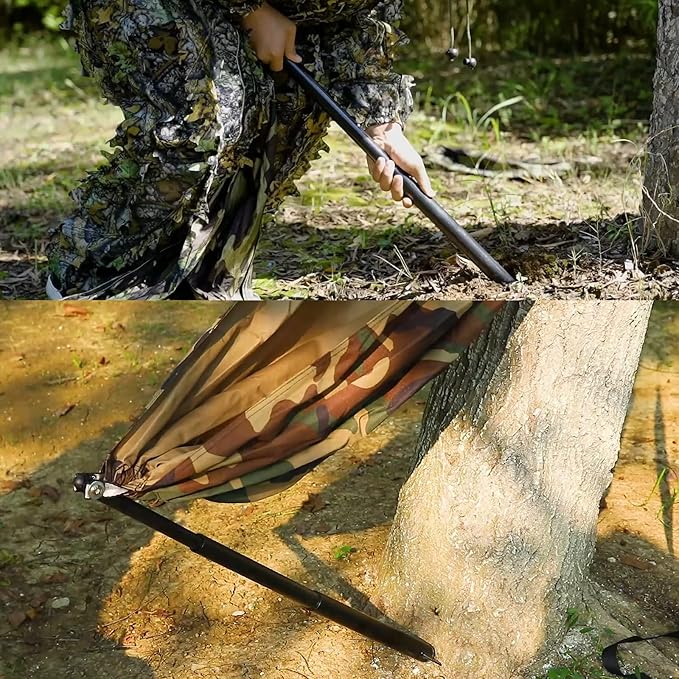 Camouflage Camping Chair Hunting Hammock Seat Hunting Hammock Chair Portable and Light Weight Camping Stool on Tree