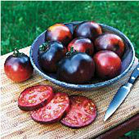 Indigo Apple Tomato Seeds (20+ Seeds) | Non GMO | Vegetable Fruit Herb Flower Seeds for Planting | Home Garden Greenhouse Pack