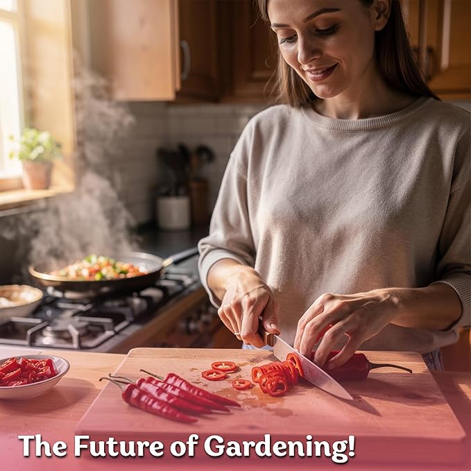 KVITER 100 Cayenne Long Slim Hot Pepper Seeds (Capsicum annuum) – Cayenne Pepper Seeds, Heirloom Long Hot Peppers – Non GMO Seed Packets Vegetable Garden, Containers & Indoor Garden