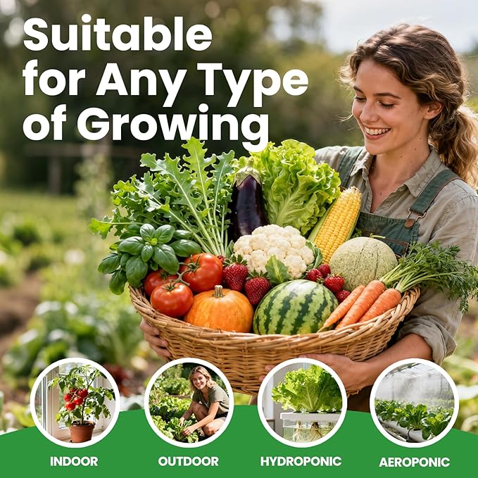 55 Vegetable Seeds Variety Pack - 39,000+ Heirloom Seeds for Planting Vegetables and Fruits, Non-GMO Garden Seeds for Outdoor Planting Gift for Mother, Women, Mom, Friend (55 PCS Vegetable Seeds)