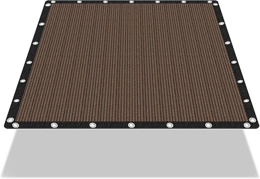 EMERIT 90% Shade Cloth Sun Shade Fabric Privacy Screen Shade Cover for Patio Garden Pergola Shade Cover Canopy with Gromments