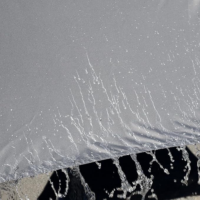 Artpuch Waterproof Sun Shade Sail, 12'x12' Rust Red Rectangular, UV Resistant Rain Canopy, Curved Edges Shade Cloth for Outdoor Patio, Deck, Yard