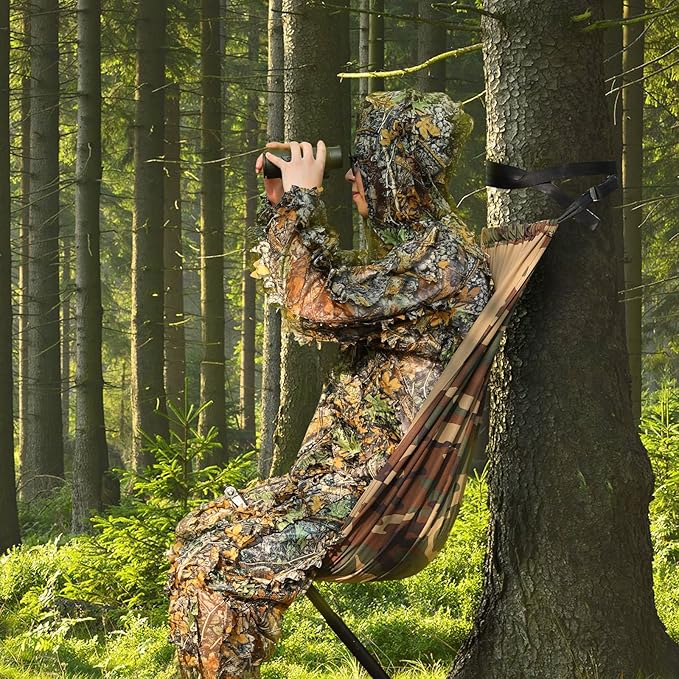 Camouflage Camping Chair Hunting Hammock Seat Hunting Hammock Chair Portable and Light Weight Camping Stool on Tree