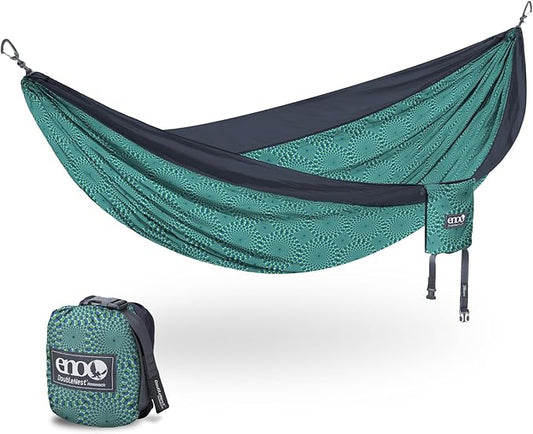 ENO, Eagles Nest Outfitters DoubleNest Lightweight Camping Hammock, 1 to 2 Person, Special Edition Colors, ATC