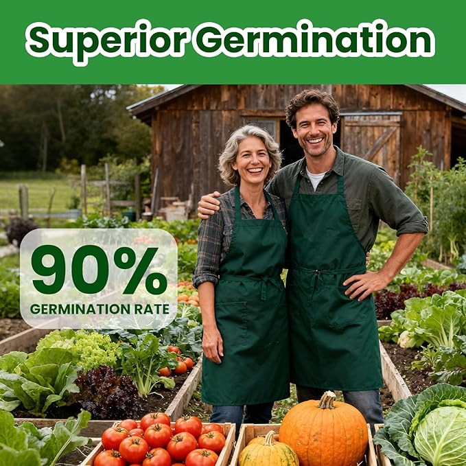 55 Vegetable Seeds Variety Pack - 39,000+ Heirloom Seeds for Planting Vegetables and Fruits, Non-GMO Garden Seeds for Outdoor Planting Gift for Mother, Women, Mom, Friend (55 PCS Vegetable Seeds)