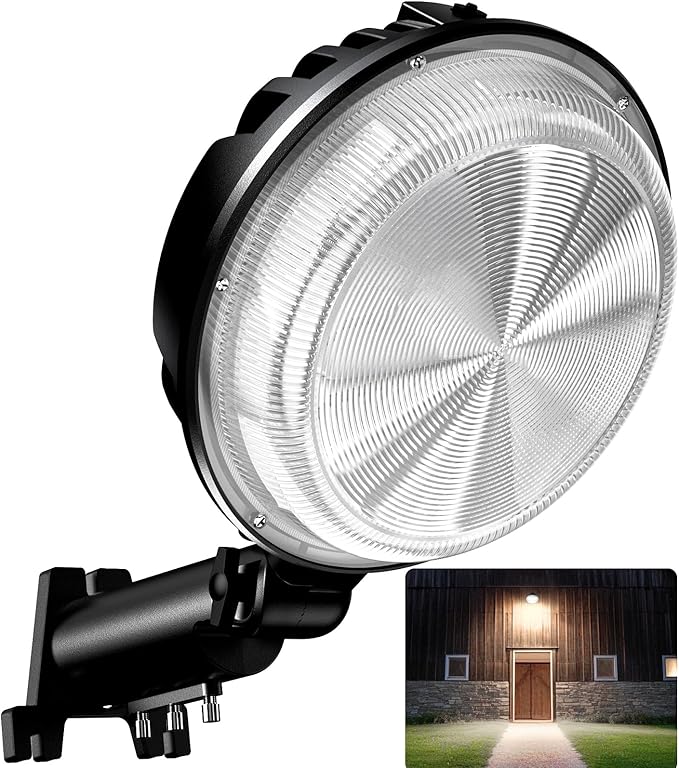 LED Barn Light, 150W 20000LM Dusk to Dawn Outdoor Lighting with Adjustable Angle Photocell, 6500k Daylight IP66 Waterproof Outdoor Street Lights for Yard, Garage, Farmhouse, Security Light