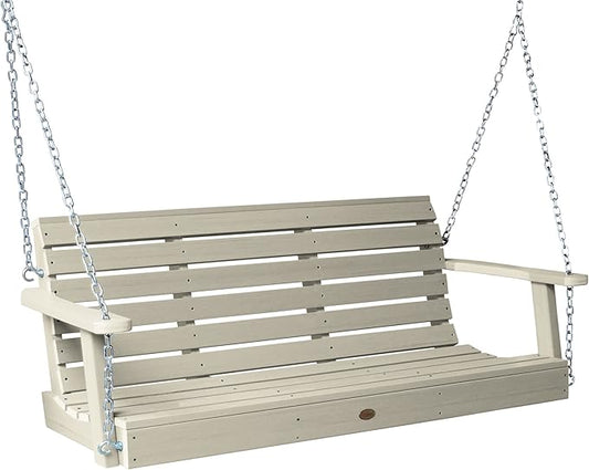 highwood Weatherly Porch Swing 5 Feet, Whitewash