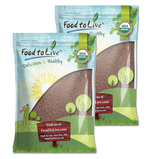 Food to Live Organic Broccoli Seeds for Sprouting, 25 Pounds – Non-GMO, Vegan, Kosher, Sirtfood, Bulk. Rich in Sulforaphane, Vitamin C. Grow Sprouts, Microgreens for Salads, and Sandwiches
