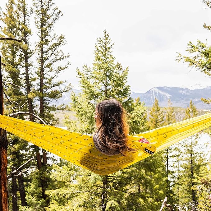 Grand Trunk TrunkTech Double Hammock | Ultra-Strong & Lightweight | 11 ft Hammock with Ripstop Nylon | 500 lb Capacity | Fast-Drying & Weather-Resistant | Green/Aqua