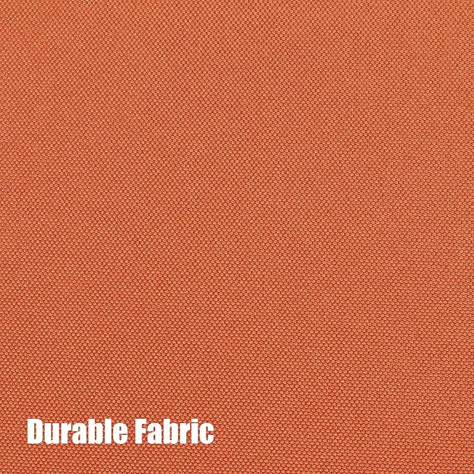 BONZER Waterproof Outdoor Curtains for Patio Porch Pergola Cabana Light Filtering Privacy Grommet Indoor Curtain Panels for Bedroom Living Room, 1 Panel, 84W x 120L inch, Mecca Orange