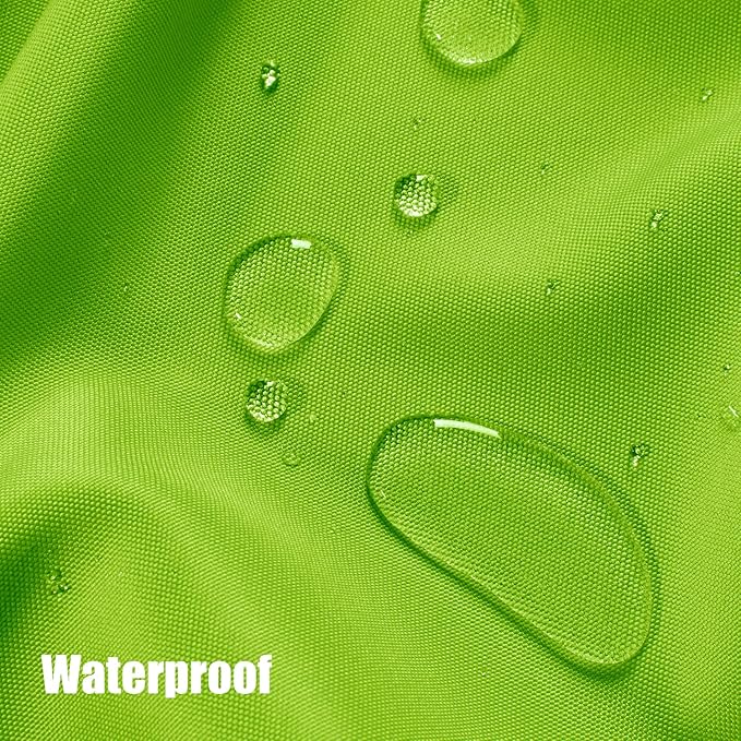 BONZER Outdoor Curtains for Patio Waterproof Thick Privacy Grommet Light Filtering Outside Curtains for Porch Pergola Gazebo Deck, 1 Panel, 54W x 84L inch, Green