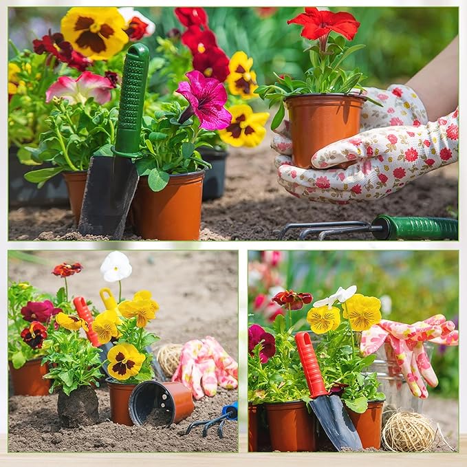Plant Nursery Pot/Pots 200 Pcs 6" Plastic Plants Pots Flower Pots Seed Starting Pots for Plants Indoor Outdoor Seeding pots (with 200 Plant Labels)