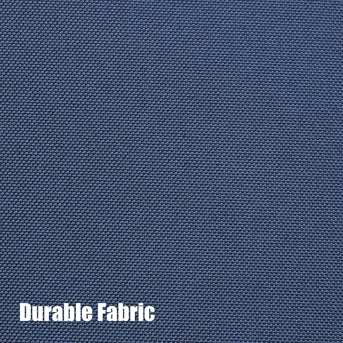 BONZER Wide Waterproof Outdoor Curtains for Patio Heavy Privacy Light Filtering Grommet Outside Curtains for Porch, Pergola, Gazebo, 1 Panel, 110W x 84L inch, Navy