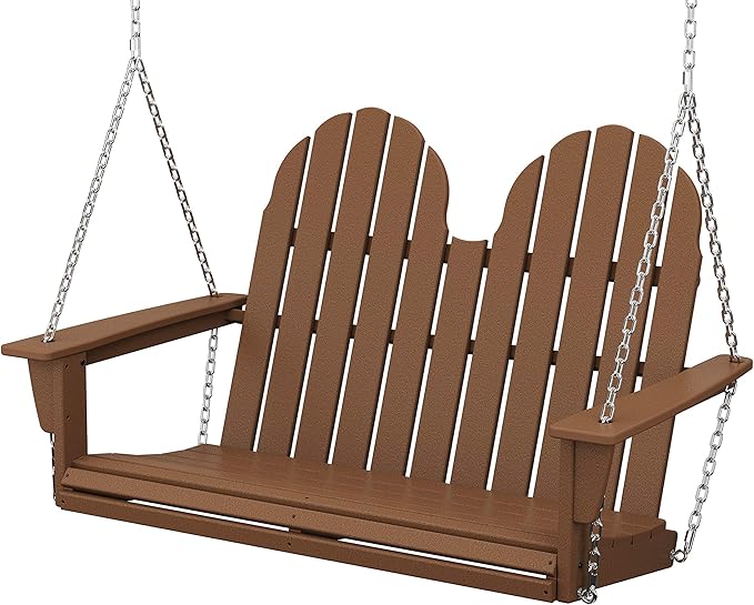 POLYWOOD® Vineyard Swing, Teak