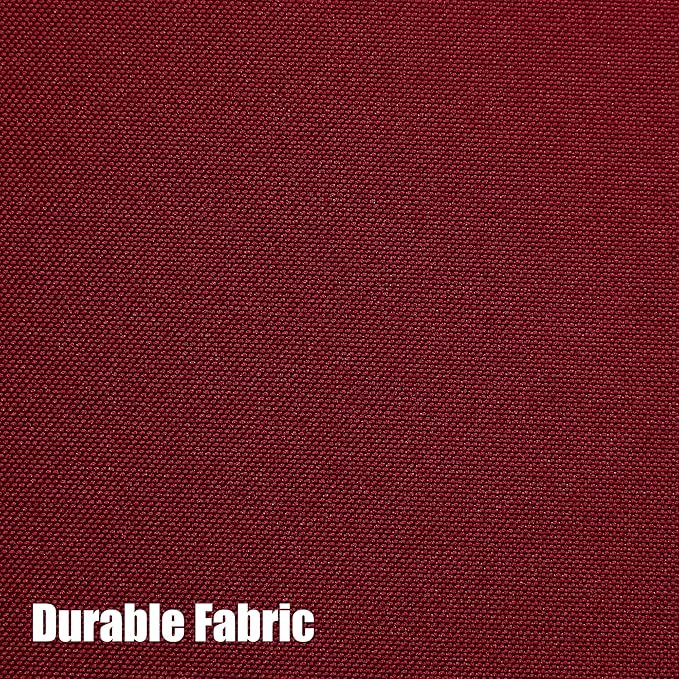 BONZER Outdoor Curtains for Patio Waterproof Thick Privacy Extra Wide Grommet Light Filtering Outside Curtains for Porch Pergola Gazebo Deck, 1 Panel, 150W x 95L inch, Red