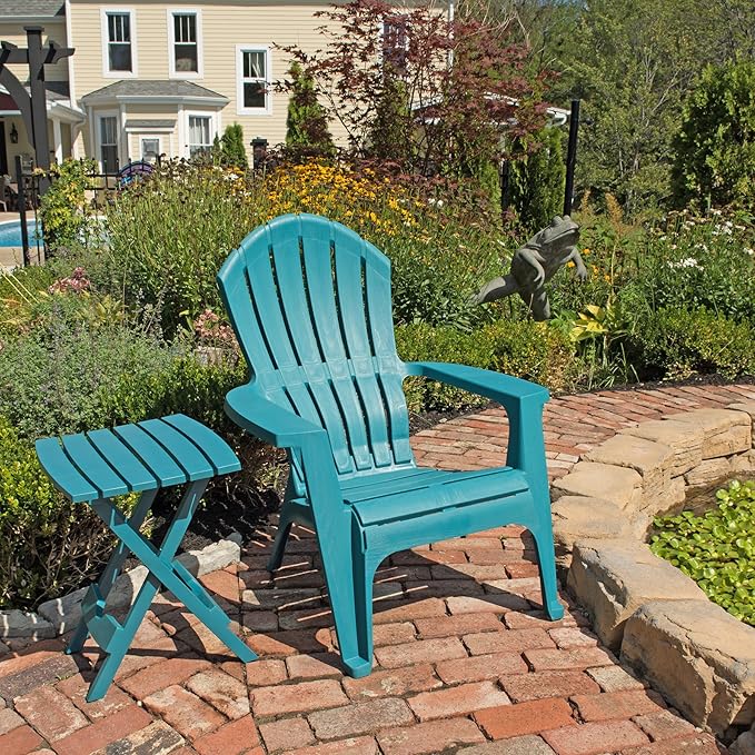 Adams Manufacturing 8500-94-3902 Quik Fold Side Table, Teal